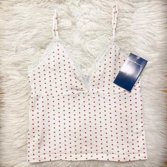 Brandy Melville Amara Hearts Tank Top - Picture 2 of 3